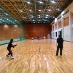 2016/04/22(金)　今日の練習会はフレッシュテニス（スポンジボールテニス）