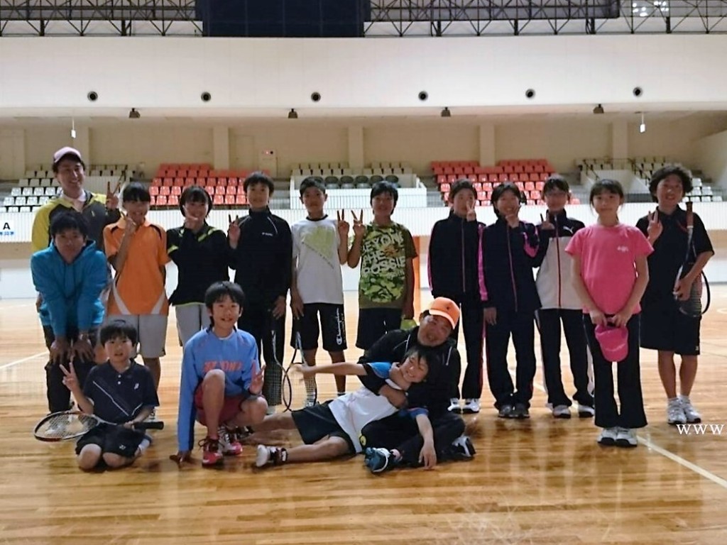 間庭塾ソフトテニス講習会＠滋賀県守山市