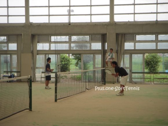 ソフトテニス交流戦「LOOP、八幡工業OB」