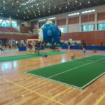 2017/09/10（日）滋賀県近江八幡市スポーツ・健康フェスティバル。バウンドテニスのお手伝い。