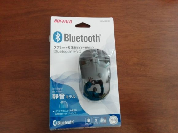 マウス　BUFFALO Bluetooth静音マウス（BSMBB100）