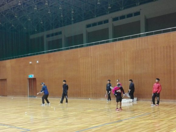 2018/01/15(月)　ソフトテニス練習会@滋賀県近江八幡市