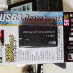 USB3.0カードリーダー(オ－ム電機PC-SCRW301-K)を買いました。