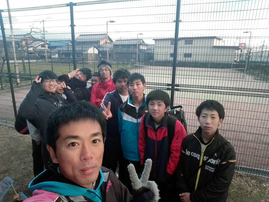 2017/12/26(火)　ソフトテニス練習会@滋賀県近江八幡市