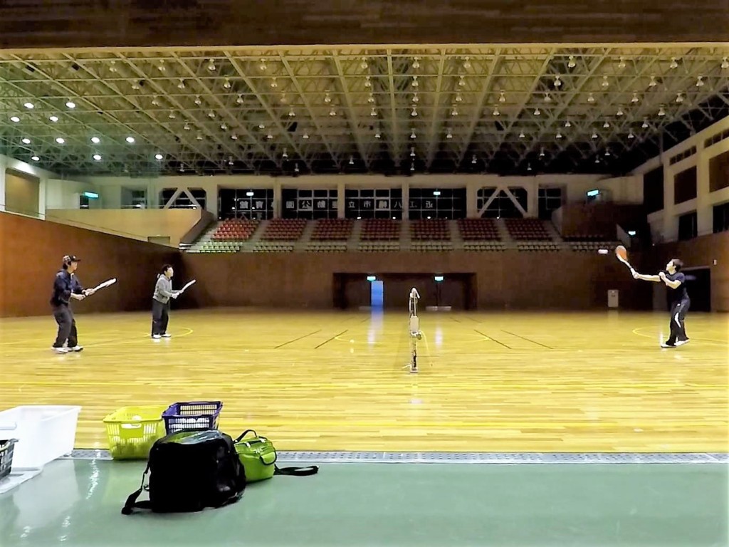 2018/02/24(土)夜間　ソフトテニス練習会・初心者～