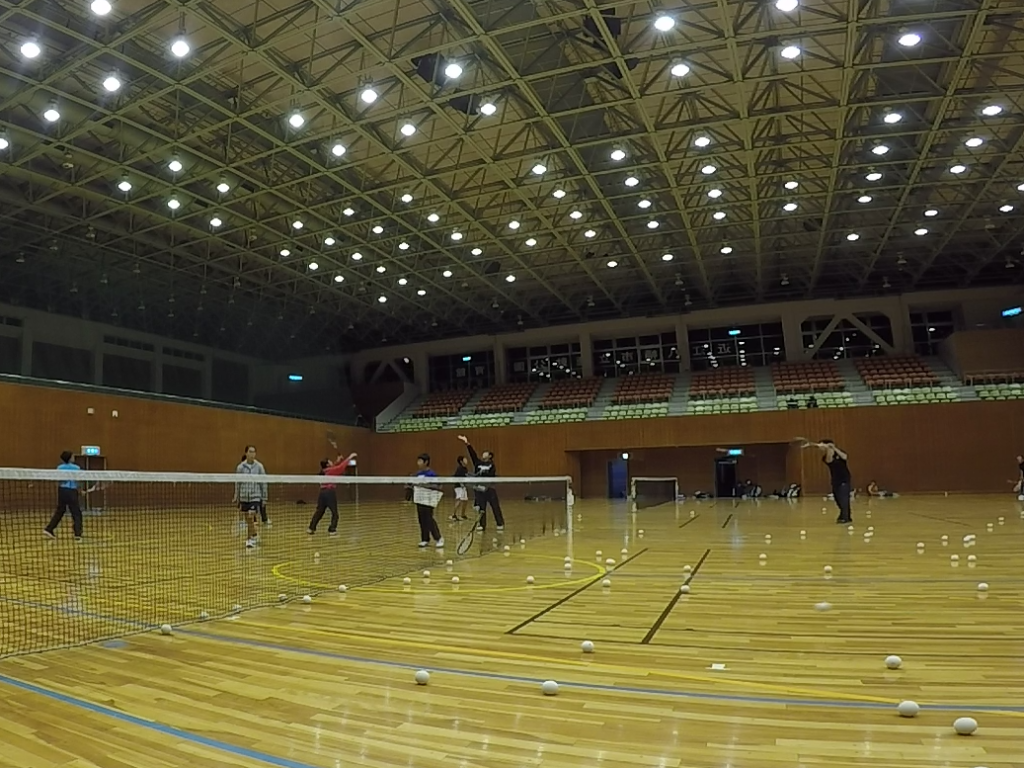 2018/11/28(水)　ソフトテニス　初級者練習会　プラスワン　滋賀県近江八幡市